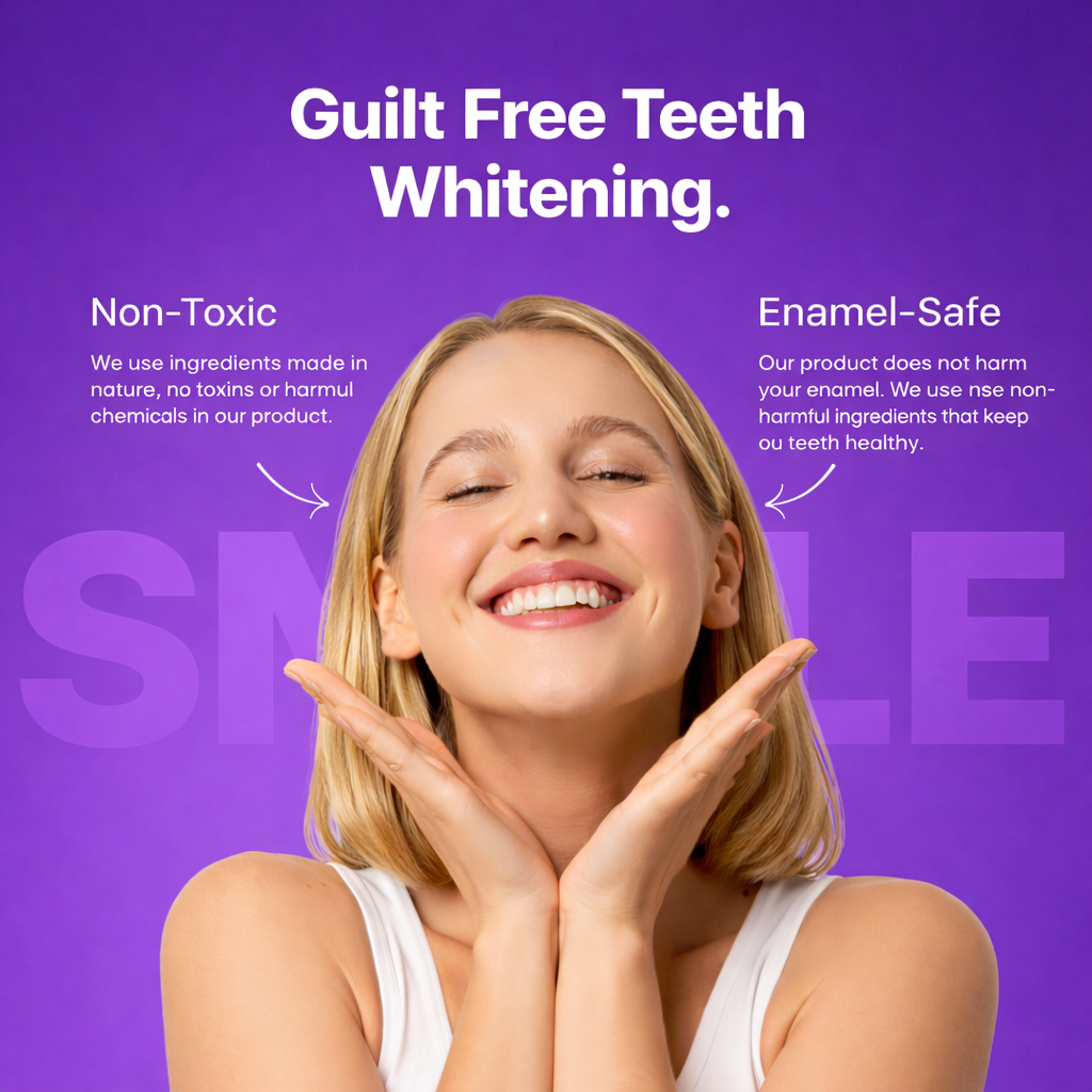 Purely Glow Purple Teeth Whitening Strips