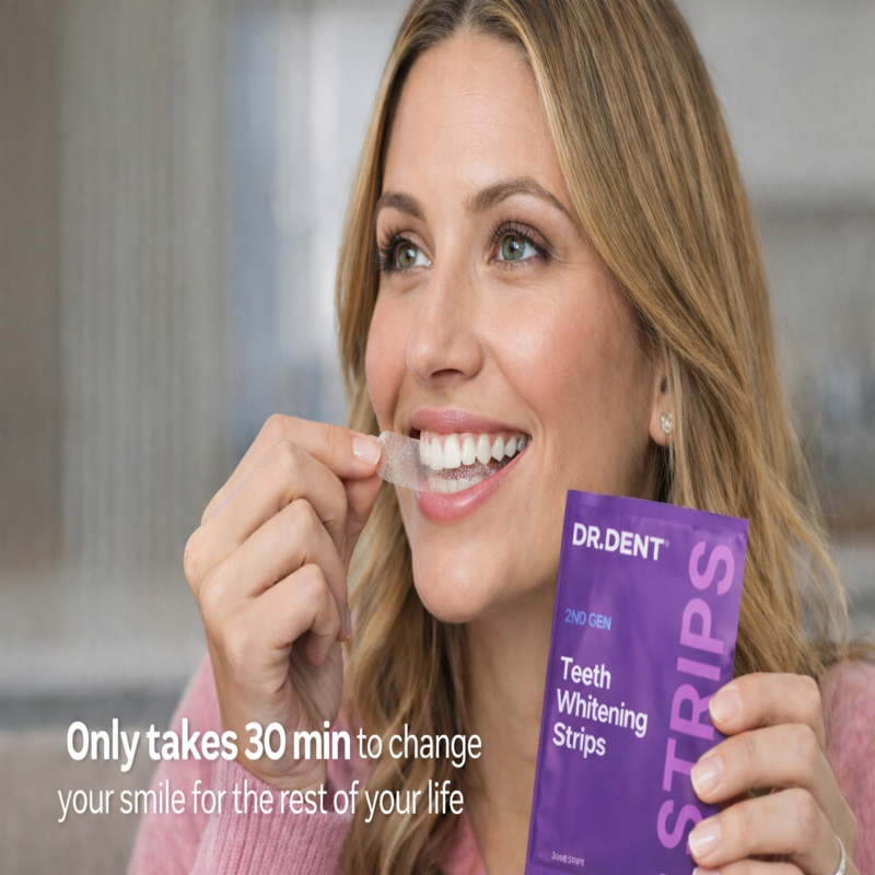 Purely Glow Purple Teeth Whitening Strips